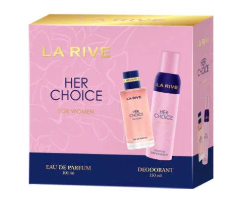 La Rive Her Choice Set EDP & Deo