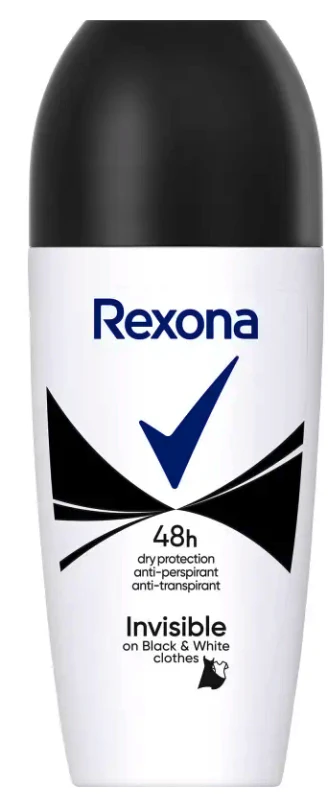 Rexona Women Invisible On Black & White Clothes Roll-On