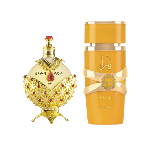Luxplus Khadlaj Hareem Al Sultan Gold Oil & Lattafa Yara Tous