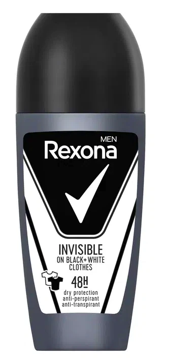 Rexona Men Invisible Black & White Roll On