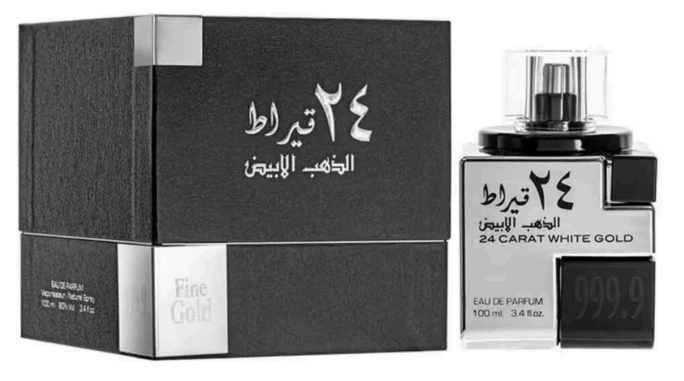 Lattafa 24 Carat White Gold EDP Unisex