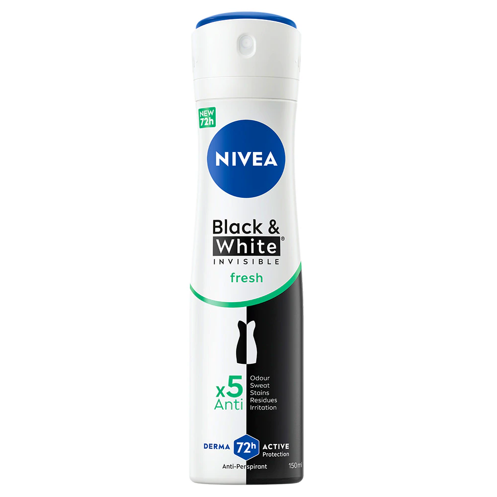 NIVEA Black & White Fresh Invisible Fresh 72H Deo Spray