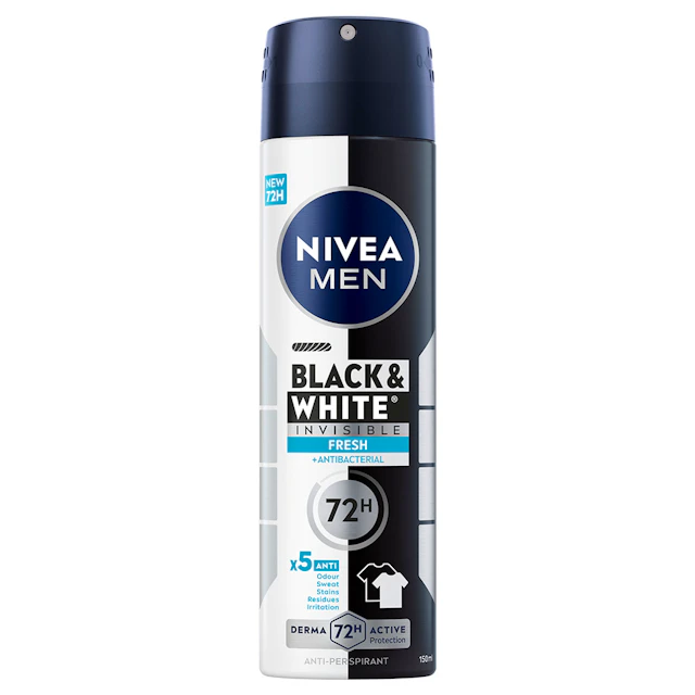 NIVEA Black & White Fresh Male Spray