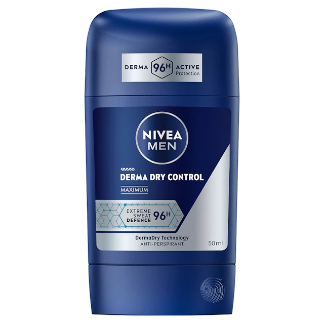 NIVEA Derma Dry Control Maximum Male Stick