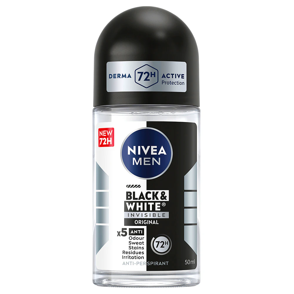 NIVEA Black & White Original Male Roll On