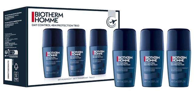 Biotherm Homme 48H Day Control Roll On Deo Trio