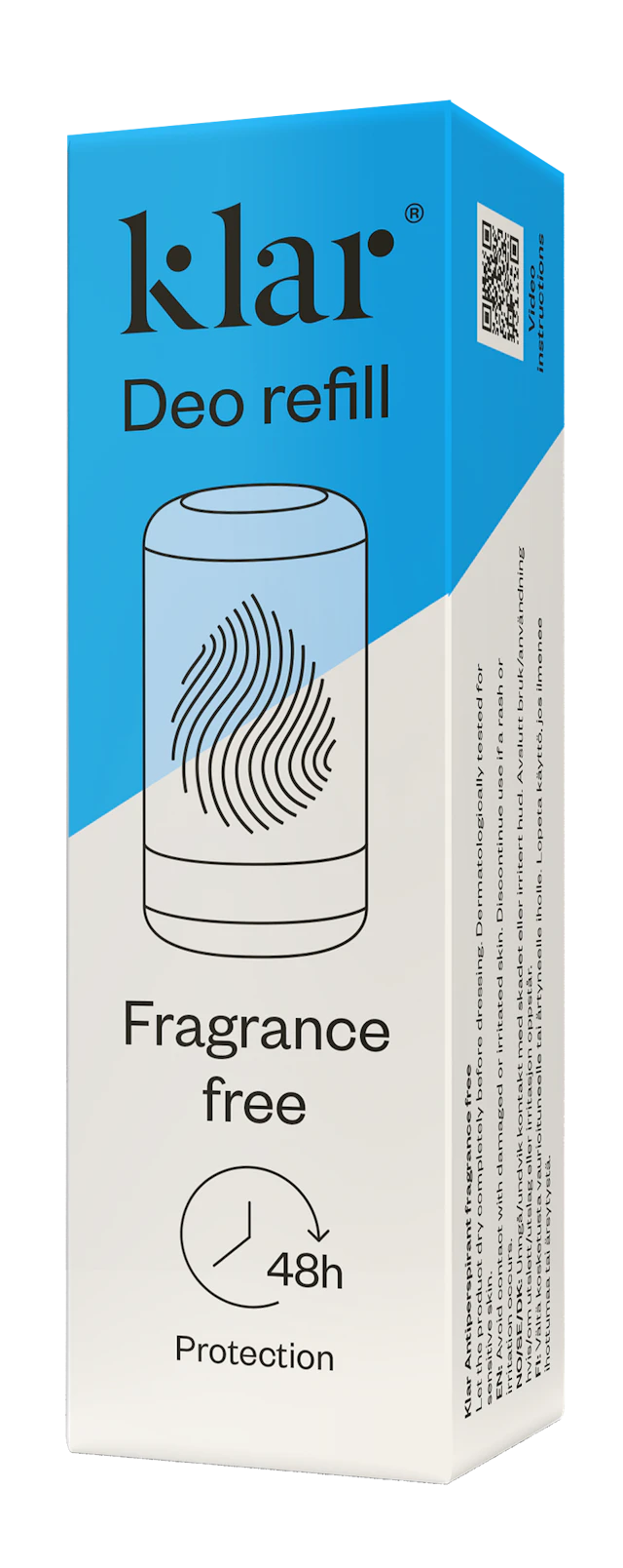 Klar Deo Refill Fragrance Free