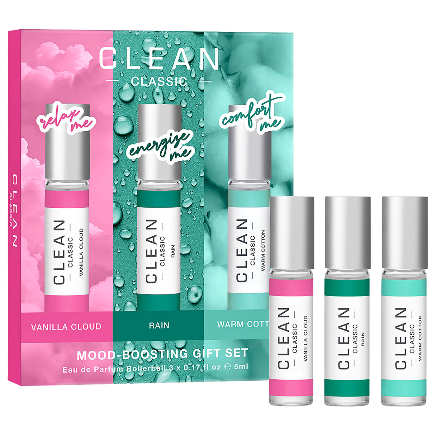 Clean Classic Layering Rollerball EdP 3 x 5 ml