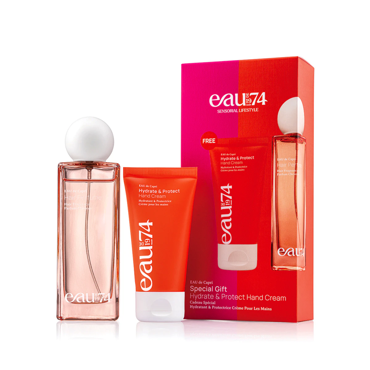 EAUde1974 Scent & Smooth Hair Perfume & Hand Lotion Gift Set