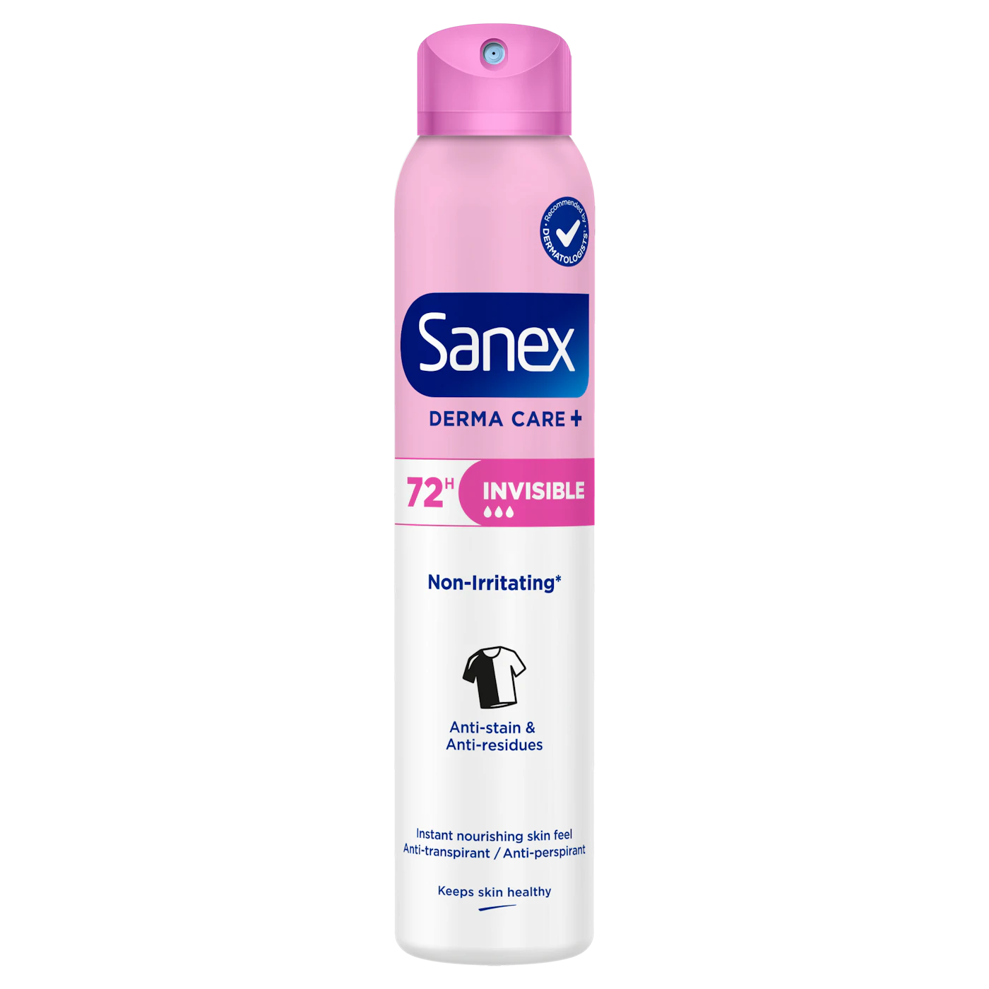 Sanex Derma Care+ Invisible 72H Deo Spray