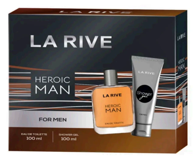 La Rive Heroic Man EDT Gift Set