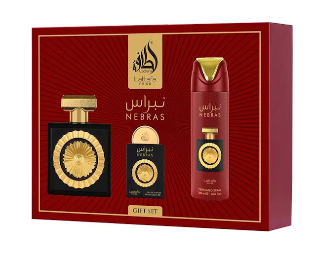 Lattafa SET LATTAFA Nebras EDP Spray + EDP Spray + DEO Spray