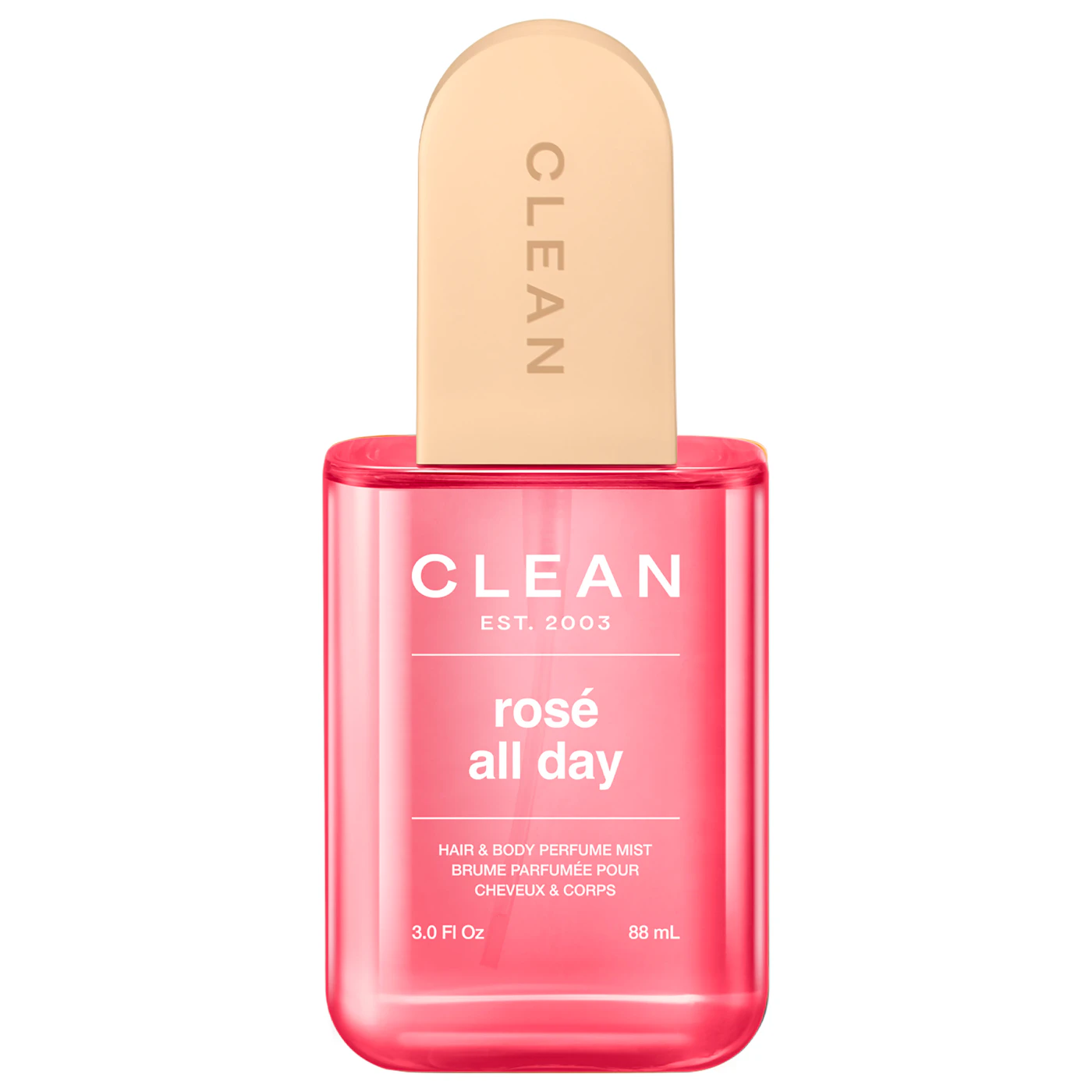 Clean Rosé All Day Hair & Body Perfume Mist