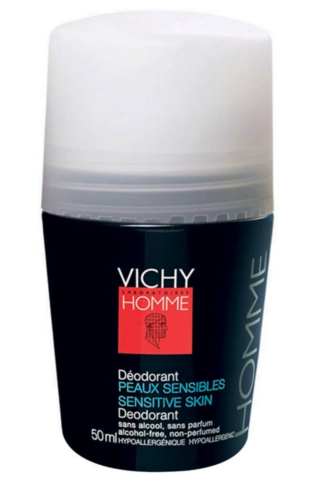 Vichy Homme Deo Roll On Sensitive Skin 48h
