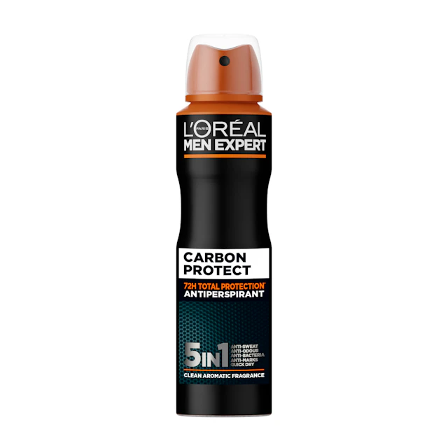 L'Oréal Paris MEN EXPERT Carbon Protect Total Protection 72H Anti-perspirant Deodorant Spray