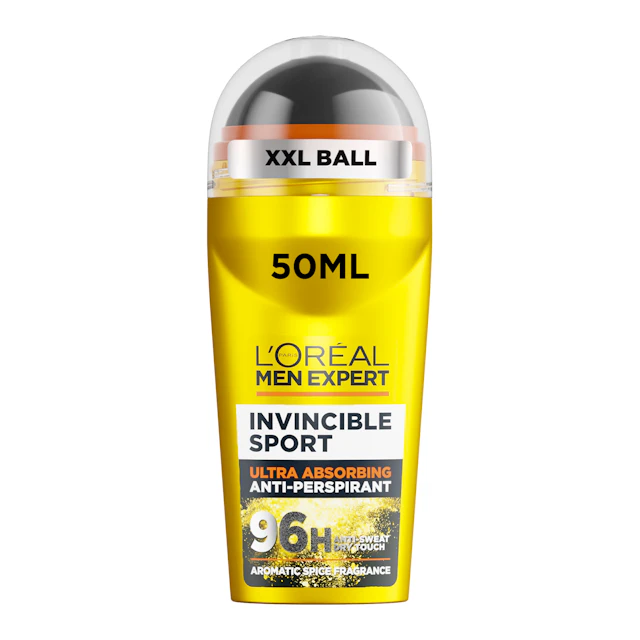 L'Oréal Paris Men Expert Invincible Sport 96H Anti-Perspirant Deodorant Roll On