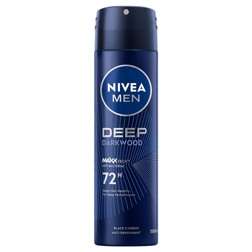 NIVEA Men Deep Black Charcoal Amazonia Deo Spray