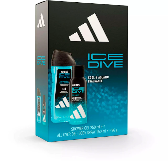 Adidas Gift Set Ice Dive Shower Gel & Body Spray