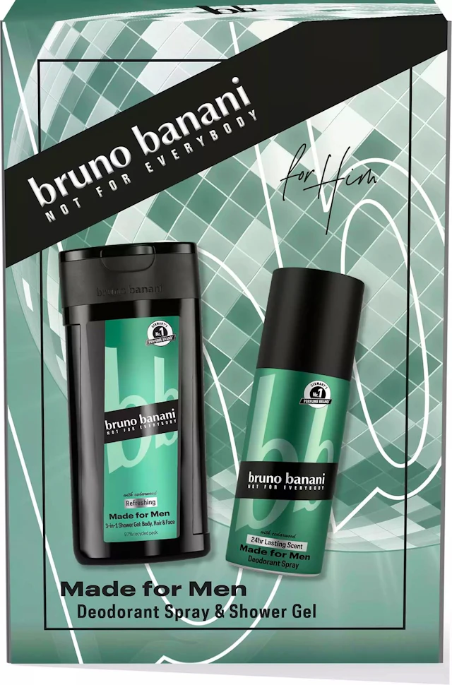 Bruno Banani Gift Set Made For Men Shower Gel & Deo Spray